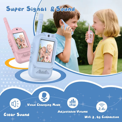Kids Video Walkie Talkies Fun Without WiFi
