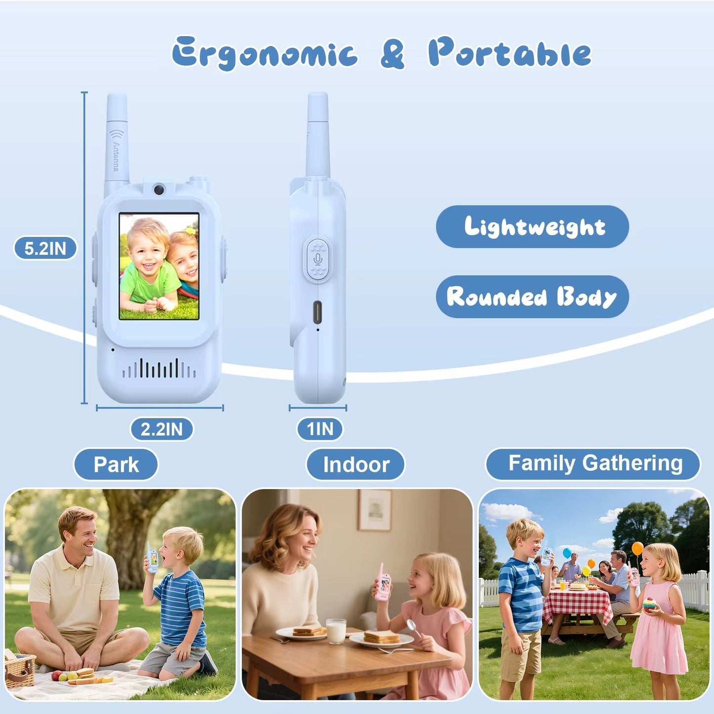 Kids Video Walkie Talkies Fun Without WiFi