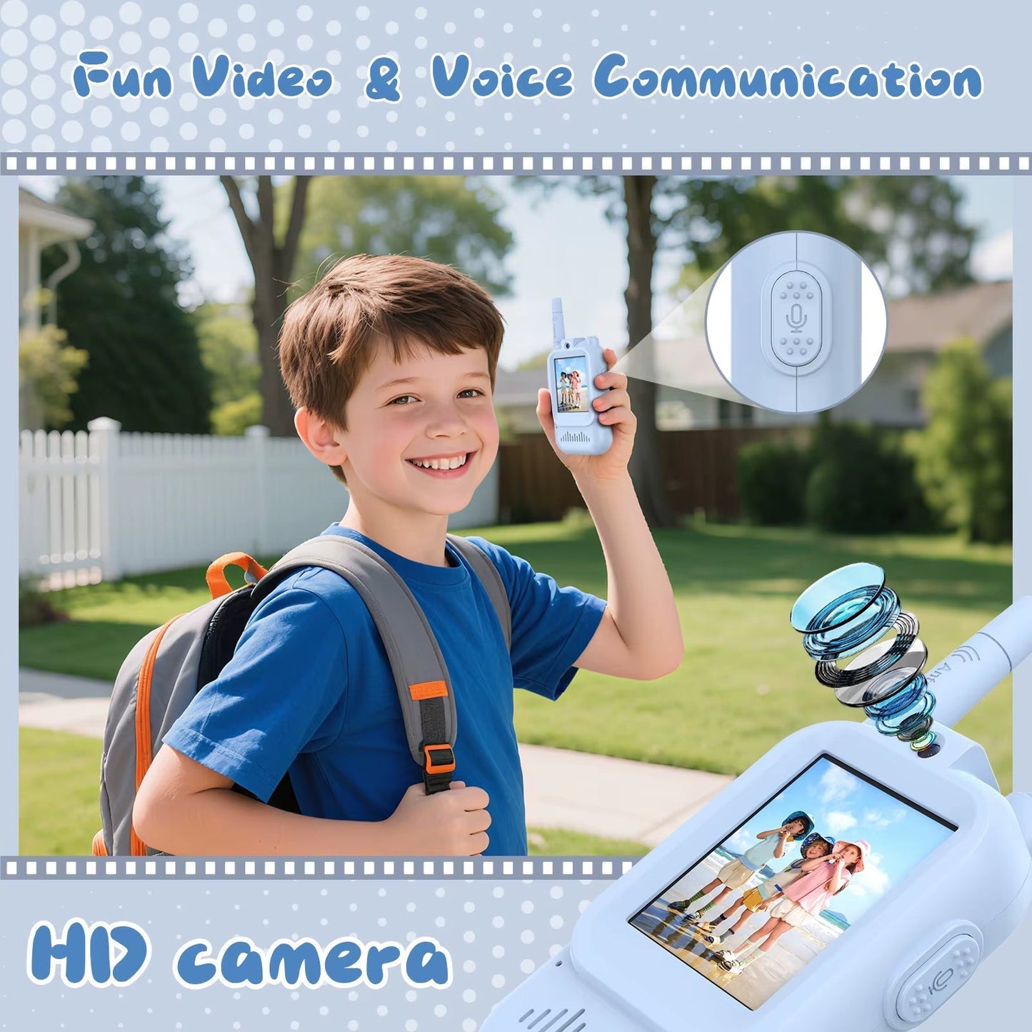 Kids Video Walkie Talkies Fun Without WiFi