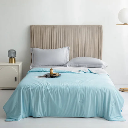 Ultra Soft Summer Cooling Blanket Smooth Breathable Air Conditioning Comforter