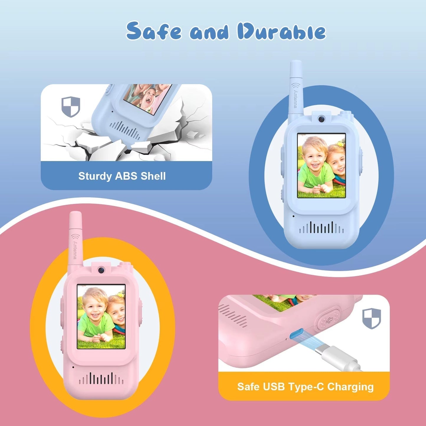 Kids Video Walkie Talkies Fun Without WiFi