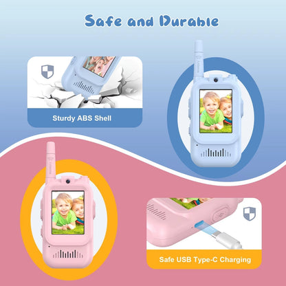 Kids Video Walkie Talkies Fun Without WiFi